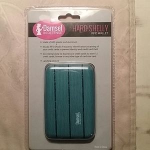 Damsel in Defense Hard Shelly RFID wallet